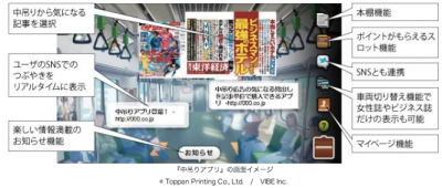 中吊りアプリ