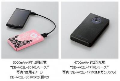 充電式モバイルバッテリー