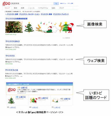 gooウェブ検索