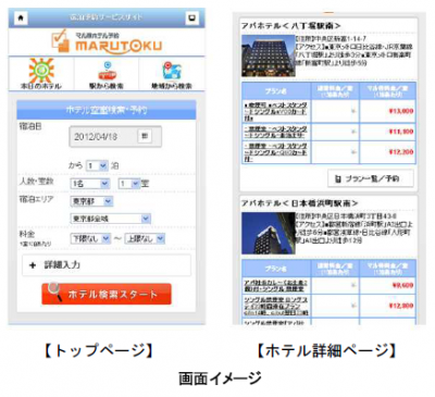 マル得ホテル予約