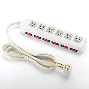 トラッキング火災防止電源タップ